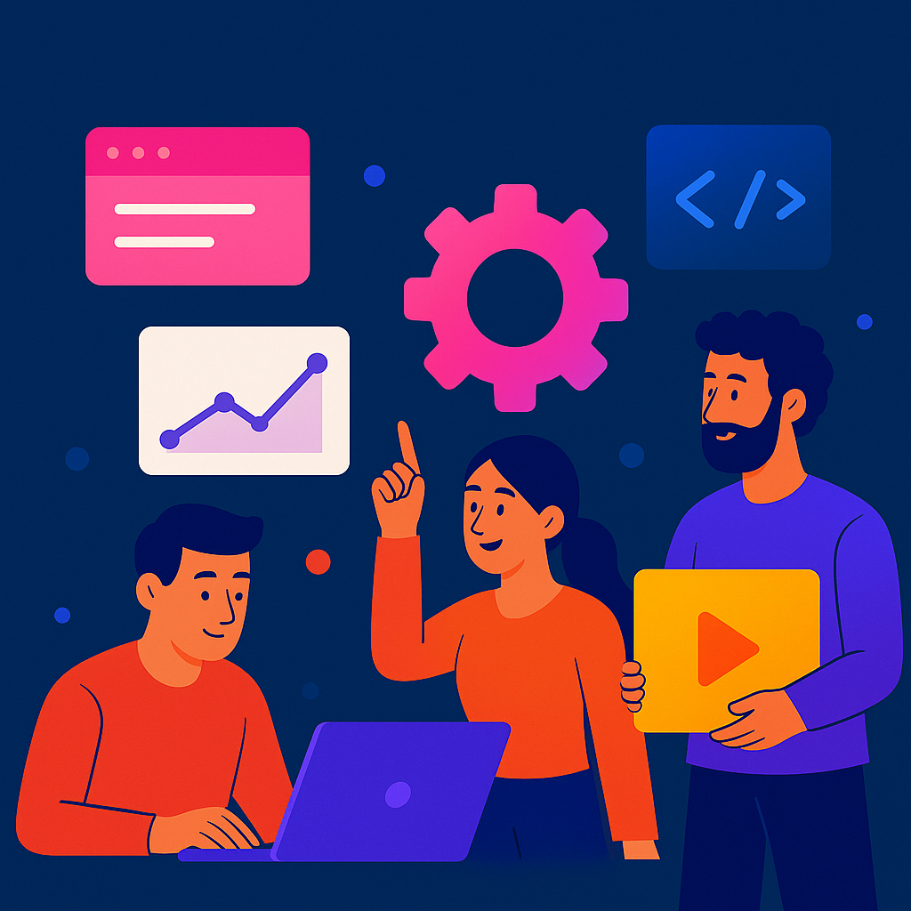 Software development team collaboration and coding