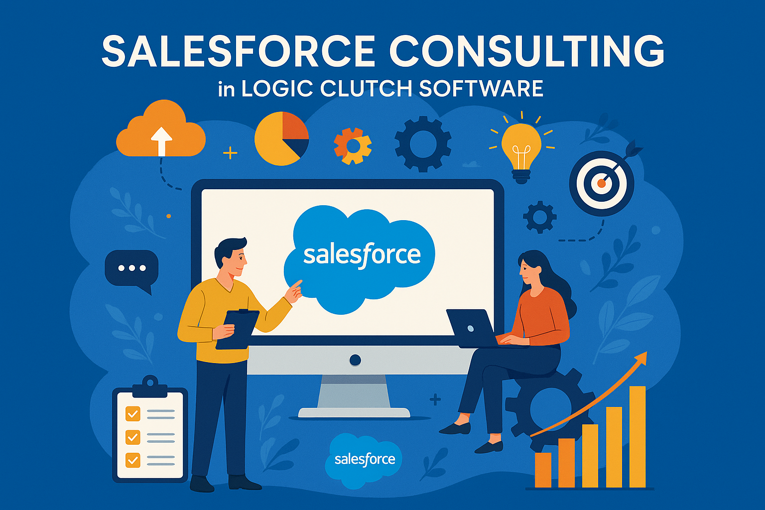 Salesforce consulting services by Logic Clutch - team collaboration and CRM implementation